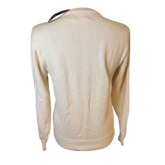 New!  Isle of Cotton Men’s Pullover Sweater Sz. M Golf Cream - Picture 4 of 9